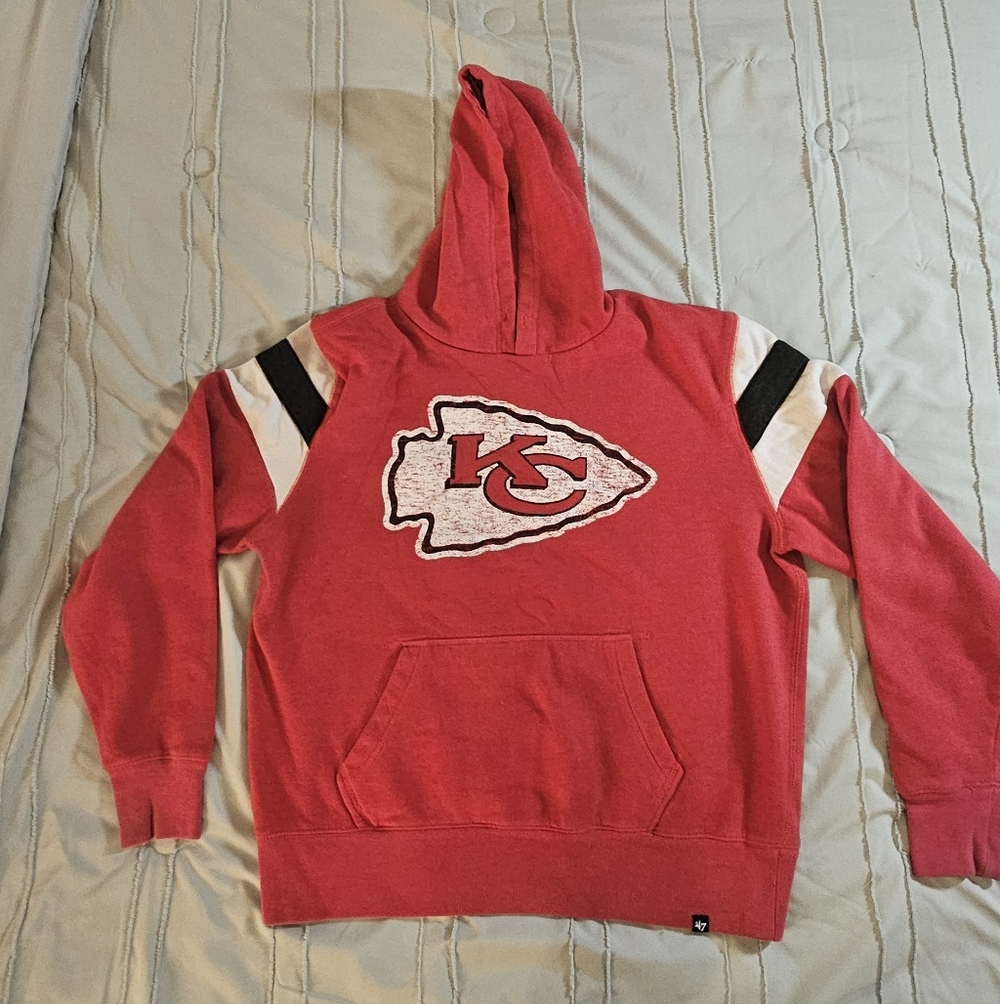 Kansas City Chiefs Pullover Hoodie Size Large